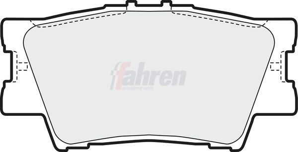 Fahren FBP3230 Brake Pad Set, disc brake - 1