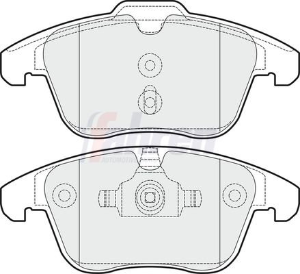 Fahren FBP3233 Brake Pad Set, disc brake - 1