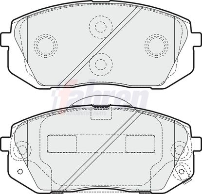 Fahren FBP3234 Brake Pad Set, disc brake - 1