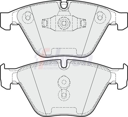 Fahren FBP3238 Brake Pad Set, disc brake - 1