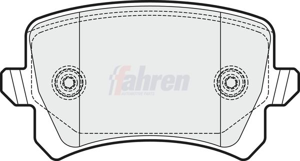 Fahren FBP3244 Brake Pad Set, disc brake - 1
