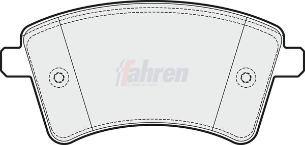 Fahren FBP3245 Brake Pad Set, disc brake - 1
