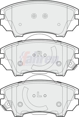 Fahren FBP3253 Brake Pad Set, disc brake - 1