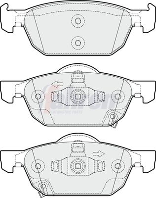 Fahren FBP3255 Brake Pad Set, disc brake - 1