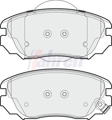Fahren FBP3257 Brake Pad Set, disc brake - 1