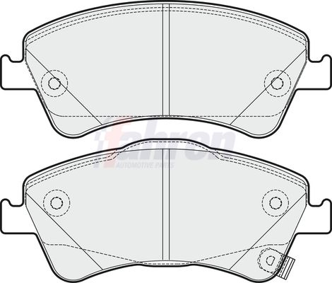 Fahren FBP3260 Brake Pad Set, disc brake - 1