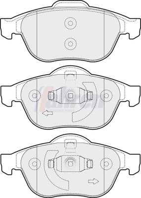 Fahren FBP3262 Brake Pad Set, disc brake - 1