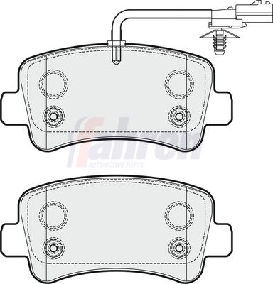 Fahren FBP3271 Brake Pad Set, disc brake - 1