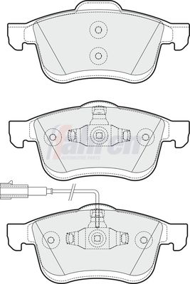 Fahren FBP3273 Brake Pad Set, disc brake - 1