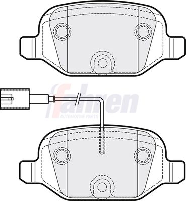 Fahren FBP3278 Brake Pad Set, disc brake - 1