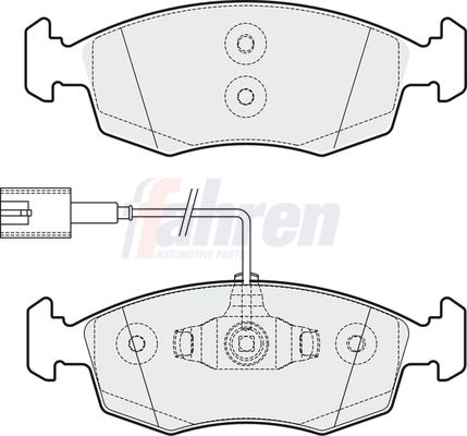 Fahren FBP3285 Brake Pad Set, disc brake - 1