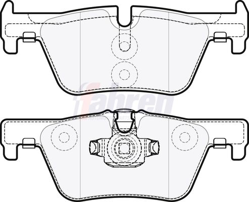 Fahren FBP3286 Brake Pad Set, disc brake - 1
