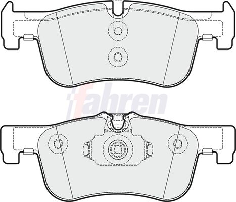 Fahren FBP3291 Brake Pad Set, disc brake - 1