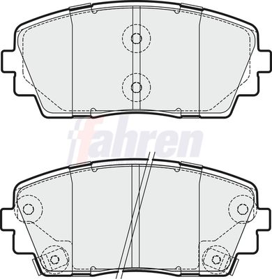 Fahren FBP3292 Brake Pad Set, disc brake - 1