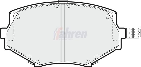 Fahren FBP3294 Brake Pad Set, disc brake - 1