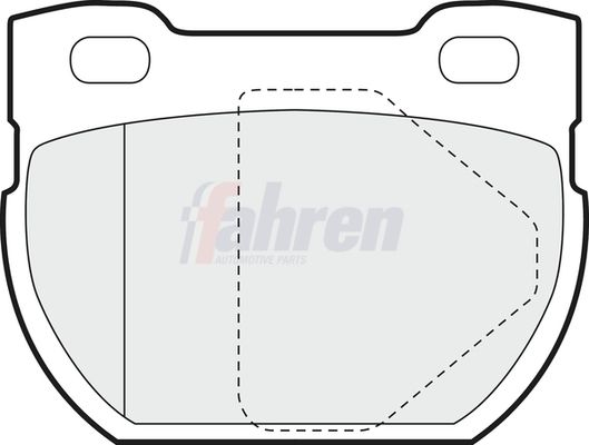 Fahren FBP3296 Brake Pad Set, disc brake - 1