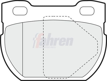 Fahren FBP3296 Brake Pad Set, disc brake - 1