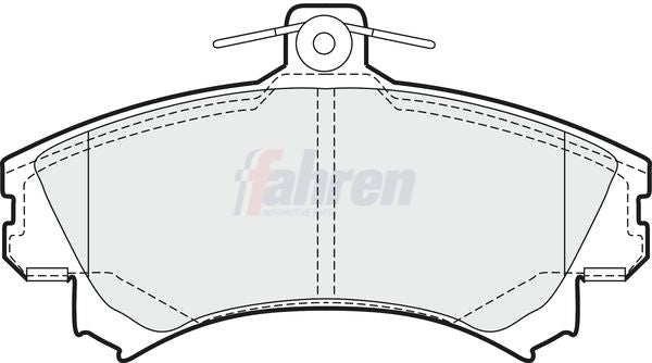 Fahren FBP3298 Brake Pad Set, disc brake - 1