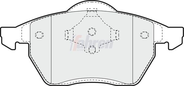 Fahren FBP3305 Brake Pad Set, disc brake - 1
