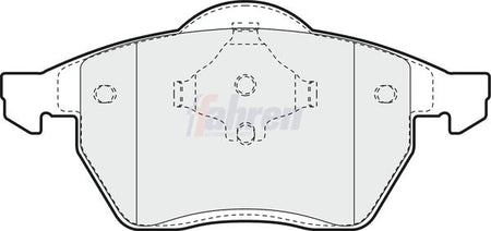 Fahren FBP3305 Brake Pad Set, disc brake - 1