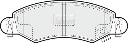 Fahren FBP3306 Brake Pad Set, disc brake - 1