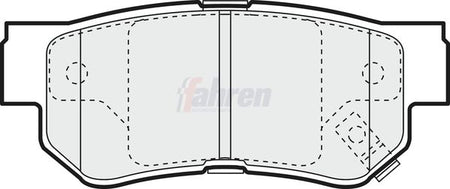 Fahren FBP3307 Brake Pad Set, disc brake - 1