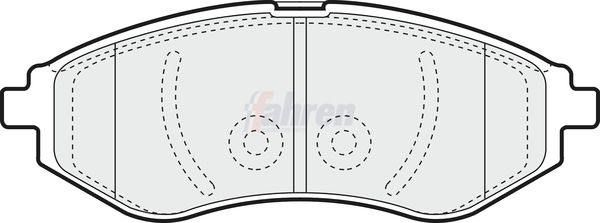 Fahren FBP3309 Brake Pad Set, disc brake - 1