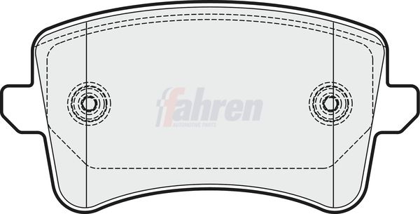 Fahren FBP3310 Brake Pad Set, disc brake - 1