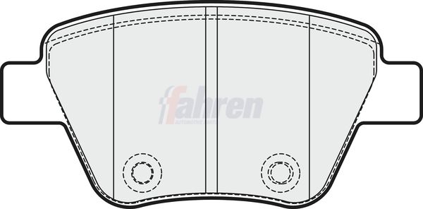 Fahren FBP3313 Brake Pad Set, disc brake - 1