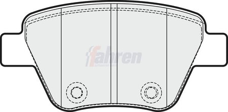 Fahren FBP3313 Brake Pad Set, disc brake - 1