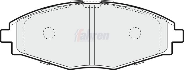 Fahren FBP3319 Brake Pad Set, disc brake - 1