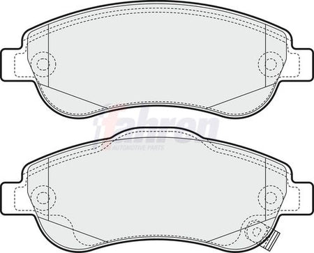 Fahren FBP3320 Brake Pad Set, disc brake - 1