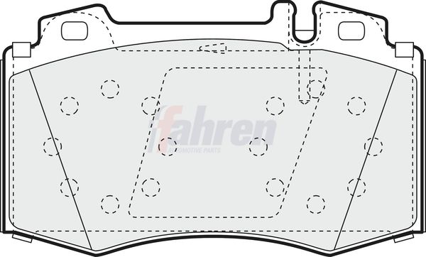 Fahren FBP3325 Brake Pad Set, disc brake - 1