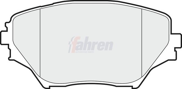 Fahren FBP3327 Brake Pad Set, disc brake - 1