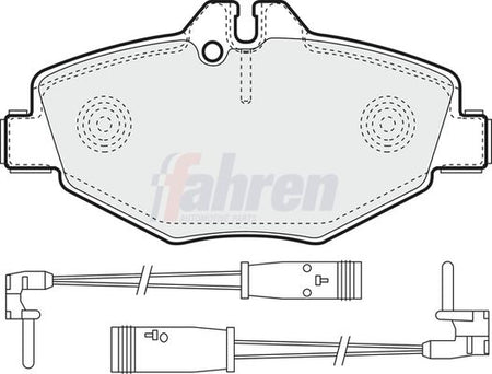 Fahren FBP3330 Brake Pad Set, disc brake - 1