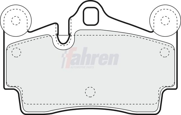Fahren FBP3332 Brake Pad Set, disc brake - 1