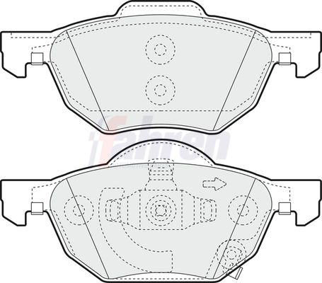 Fahren FBP3333 Brake Pad Set, disc brake - 1