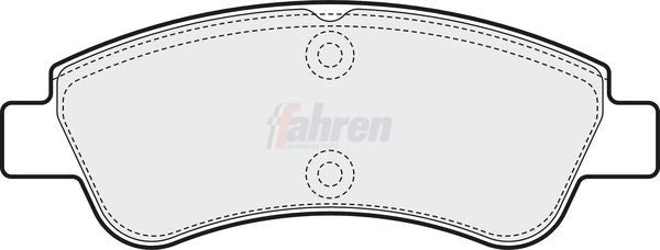 Fahren FBP3337 Brake Pad Set, disc brake - 1