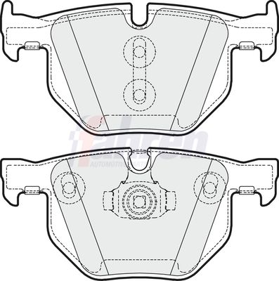 Fahren FBP3341 Brake Pad Set, disc brake - 1