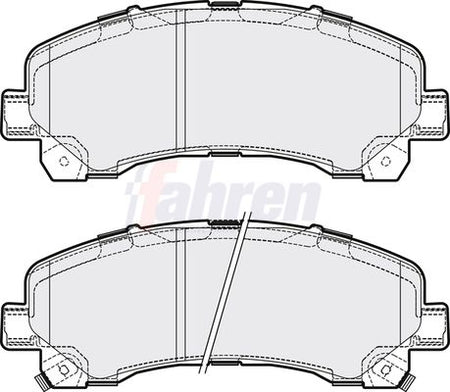 Fahren FBP3342 Brake Pad Set, disc brake - 1