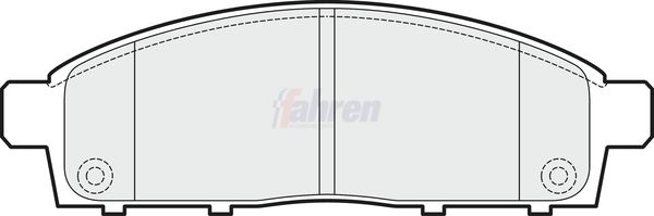 Fahren FBP3348 Brake Pad Set, disc brake - 1