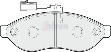 Fahren FBP3354 Brake Pad Set, disc brake - 1