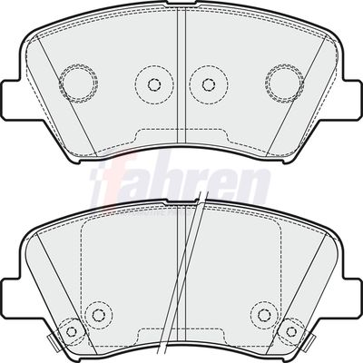 Fahren FBP3357 Brake Pad Set, disc brake - 1