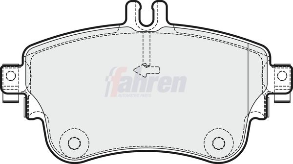 Fahren FBP3360 Brake Pad Set, disc brake - 1