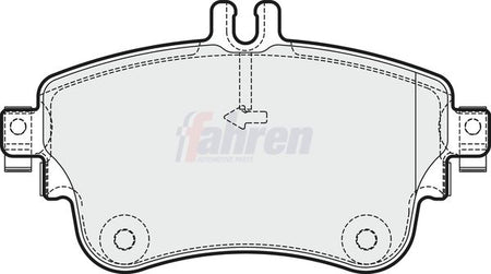 Fahren FBP3360 Brake Pad Set, disc brake - 1