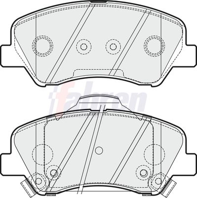 Fahren FBP3361 Brake Pad Set, disc brake - 1