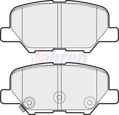 Fahren FBP3363 Brake Pad Set, disc brake - 1