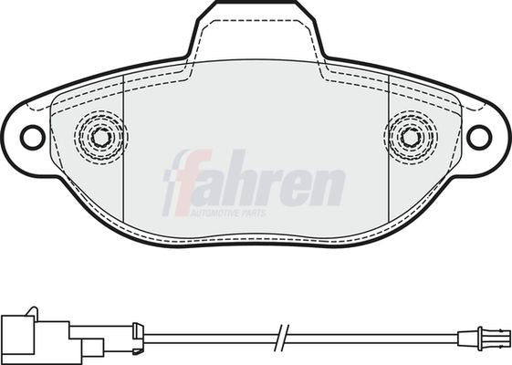 Fahren FBP3364 Brake Pad Set, disc brake - 1