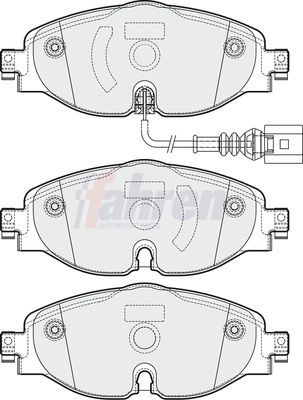Fahren FBP3365 Brake Pad Set, disc brake - 1