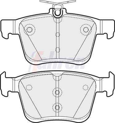 Fahren FBP3366 Brake Pad Set, disc brake - 1